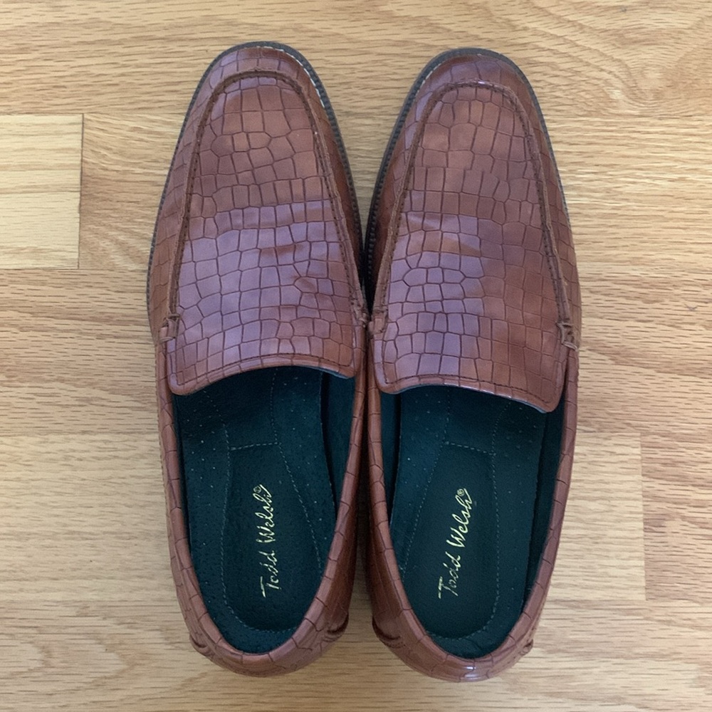 Todd Welsh size 9M Reggie Cognac Brown loafers - Picture 10 of 11